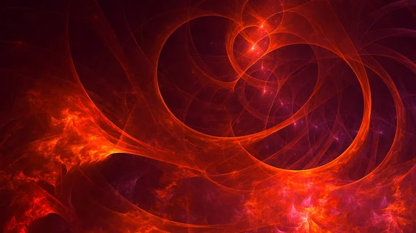 Rendering Abstract Fractal Light Background — Stock Photo, Image