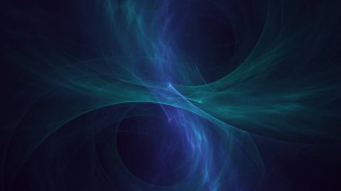 Soyut fraktal ışık arkaplanı 3 boyutlu oluşturuluyor