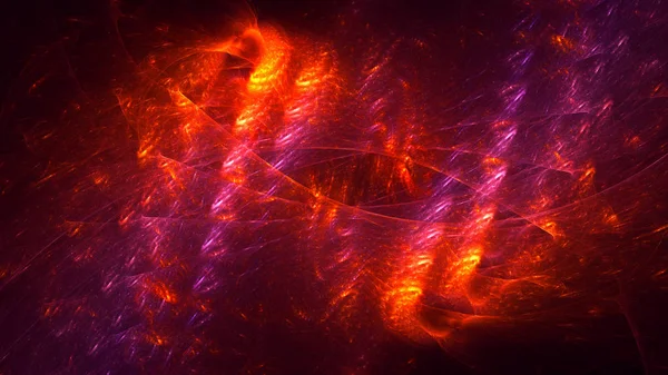 Soyut fraktal ışık arkaplanı 3 boyutlu oluşturuluyor