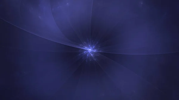 Renderizado Abstracto Azul Fractal Fondo Luz — Foto de Stock