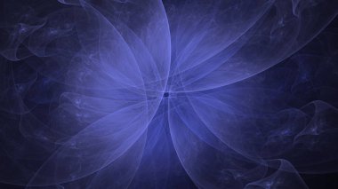 Soyut fraktal ışık arkaplanı 3 boyutlu oluşturuluyor