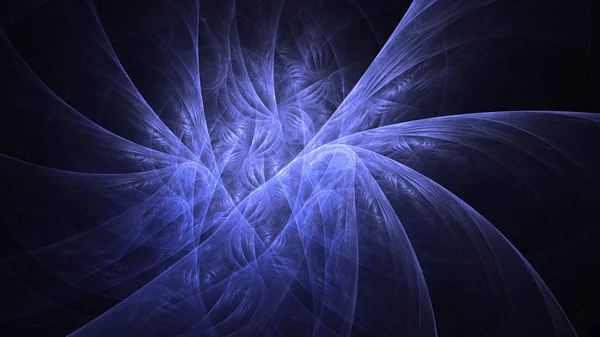 Soyut fraktal ışık arkaplanı 3 boyutlu oluşturuluyor