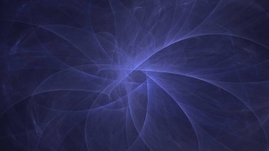 Soyut fraktal ışık arkaplanı 3 boyutlu oluşturuluyor