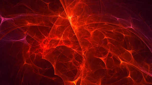 Renderizado Abstracto Rojo Fractal Luz Fondo —  Fotos de Stock