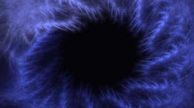 Soyut fraktal ışık arkaplanı 3 boyutlu oluşturuluyor