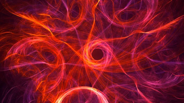 Rendering Abstract Red Fractal Light Background — Stock Photo, Image