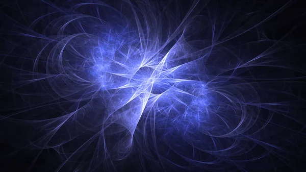 Soyut fraktal ışık arkaplanı 3 boyutlu oluşturuluyor