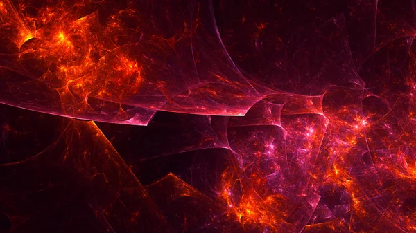 Soyut fraktal ışık arkaplanı 3 boyutlu oluşturuluyor