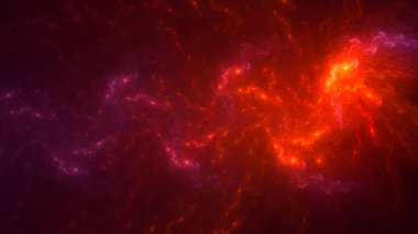 Soyut fraktal ışık arkaplanı 3 boyutlu oluşturuluyor