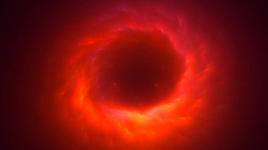 Soyut fraktal ışık arkaplanı 3 boyutlu oluşturuluyor