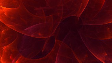 Soyut fraktal ışık arkaplanı 3 boyutlu oluşturuluyor