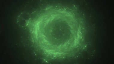 Soyut fraktal ışık arkaplanı 3 boyutlu oluşturuluyor