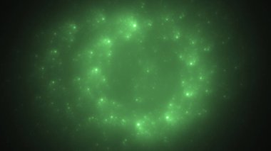 Soyut fraktal ışık arkaplanı 3 boyutlu oluşturuluyor