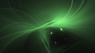 Soyut fraktal ışık arkaplanı 3 boyutlu oluşturuluyor