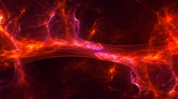 Soyut fraktal ışık arkaplanı 3 boyutlu oluşturuluyor