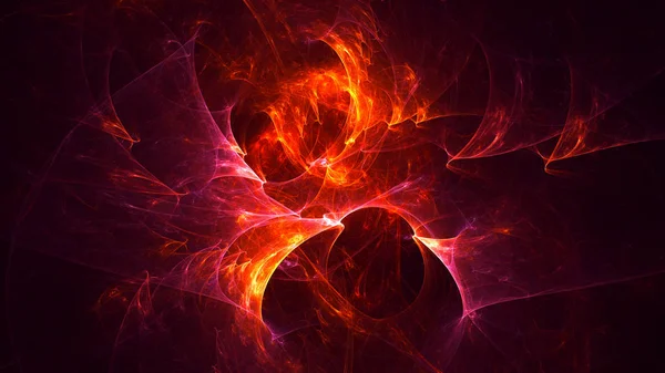 Rendering Abstract Fractal Light Background — Stock Photo, Image