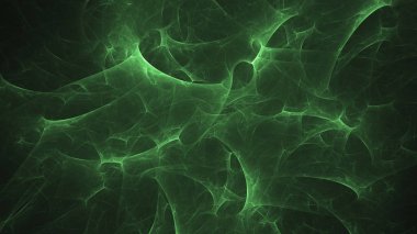 Soyut fraktal ışık arkaplanı 3 boyutlu oluşturuluyor