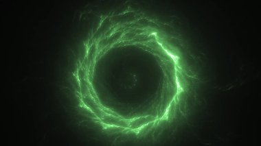 Soyut fraktal ışık arkaplanı 3 boyutlu oluşturuluyor