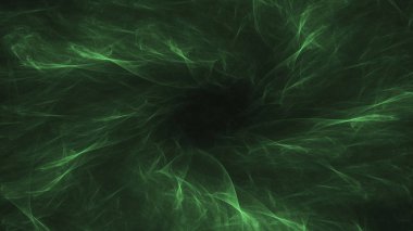 Soyut fraktal ışık arkaplanı 3 boyutlu oluşturuluyor