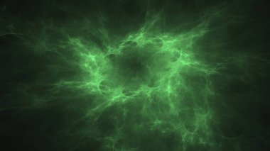 Soyut fraktal ışık arkaplanı 3 boyutlu oluşturuluyor