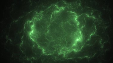 Soyut fraktal ışık arkaplanı 3 boyutlu oluşturuluyor