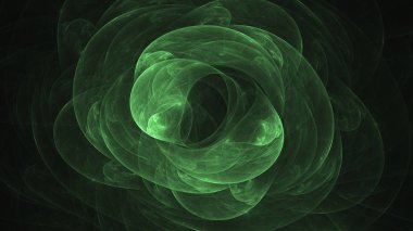 Soyut fraktal ışık arkaplanı 3 boyutlu oluşturuluyor
