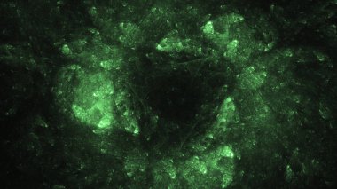 Soyut fraktal ışık arkaplanı 3 boyutlu oluşturuluyor