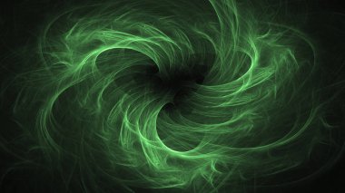 Soyut fraktal ışık arkaplanı 3 boyutlu oluşturuluyor