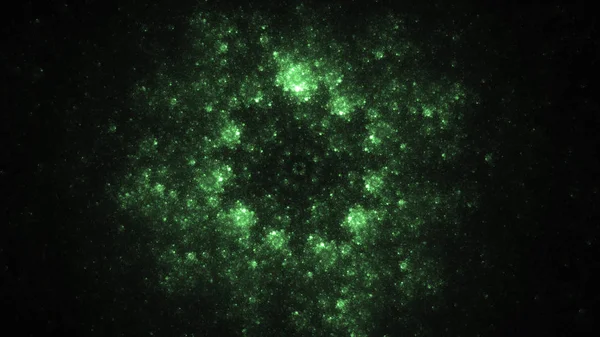 Soyut fraktal ışık arkaplanı 3 boyutlu oluşturuluyor