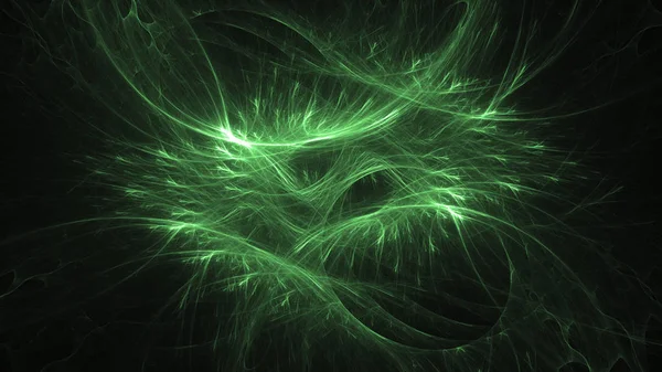 Soyut fraktal ışık arkaplanı 3 boyutlu oluşturuluyor