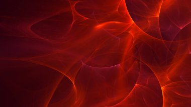 Soyut fraktal ışık arkaplanı 3 boyutlu oluşturuluyor