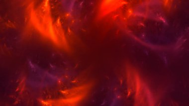 Soyut fraktal ışık arkaplanı 3 boyutlu oluşturuluyor