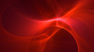 Soyut fraktal ışık arkaplanı 3 boyutlu oluşturuluyor