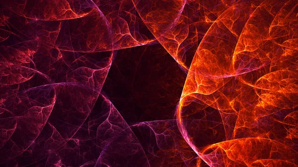 Representación Fondo Luz Fractal Abstracta — Foto de Stock