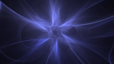 Soyut fraktal ışık arkaplanı 3 boyutlu oluşturuluyor