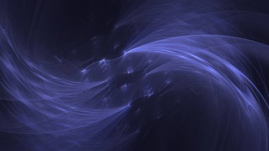 Soyut fraktal ışık arkaplanı 3 boyutlu oluşturuluyor