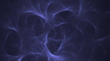 Soyut fraktal ışık arkaplanı 3 boyutlu oluşturuluyor