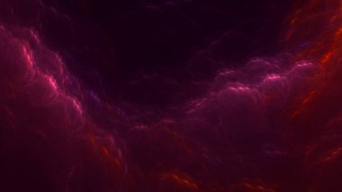 Soyut fraktal ışık arkaplanı 3 boyutlu oluşturuluyor