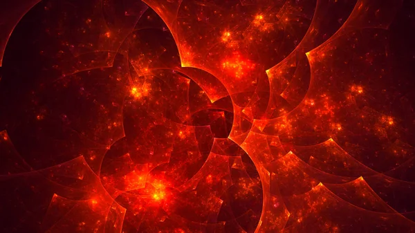 Renderização Abstrato Fundo Luz Fractal — Fotografia de Stock