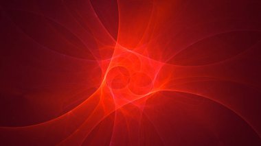 Soyut fraktal ışık arkaplanı 3 boyutlu oluşturuluyor