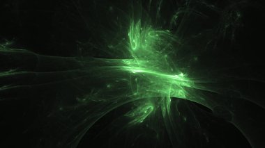 Soyut fraktal ışık arkaplanı 3 boyutlu oluşturuluyor