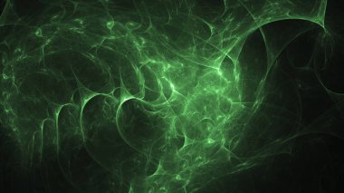 Soyut fraktal ışık arkaplanı 3 boyutlu oluşturuluyor