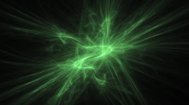 Soyut fraktal ışık arkaplanı 3 boyutlu oluşturuluyor