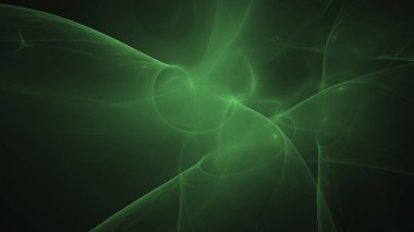 Soyut fraktal ışık arkaplanı 3 boyutlu oluşturuluyor