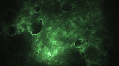 Soyut fraktal ışık arkaplanı 3 boyutlu oluşturuluyor