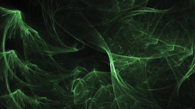 Soyut fraktal ışık arkaplanı 3 boyutlu oluşturuluyor