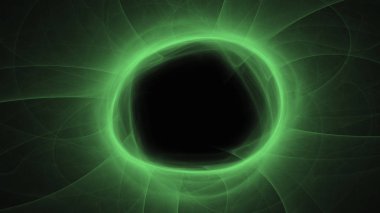 Soyut fraktal ışık arkaplanı 3 boyutlu oluşturuluyor