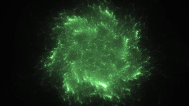 Soyut fraktal ışık arkaplanı 3 boyutlu oluşturuluyor