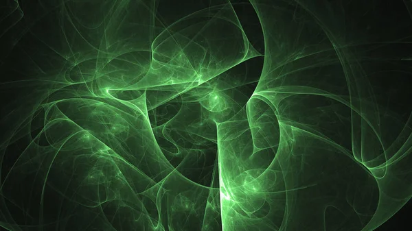 Soyut fraktal ışık arkaplanı 3 boyutlu oluşturuluyor