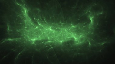 Soyut fraktal ışık arkaplanı 3 boyutlu oluşturuluyor